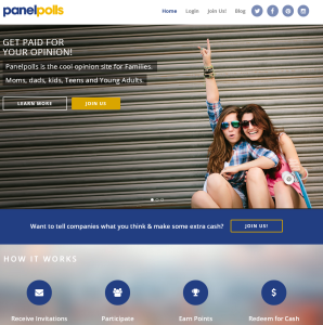 Panelpolls is the “The Cool Opinion” site Families (Moms, dads, kids, Teens and Young Adults)